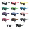 Lunettes de soleil rétro grand cadre soleil lunettes multicolores crème solaire coréenne pour hommes et femmes Anti-UV UV400