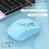 Myszy Ryra Morandi wielokolorowa bezprzewodowa myszy do ładowania Bluetooth bezprzewodowa mysz Mute Office na PC notebook laptop x0807