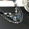 Naszyjniki wiszące vintage przesadzony niebieski z koraliki Naszyjnik Motyl Butterfly Biżuteria Osobowość Prezent Fashion Prezent Mężczyźni i kobiety 2023