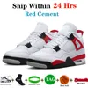 Mens Jumpman 4 buty do koszykówki 4s czerwony cement grzmot 2023 Seafoam Pine zielony wojsko czarny kot Midnight Navy University Blue Outdoor Women Sport Treakers