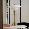 Danmark PH 3/2 Lampe De Table Nordique Danois Minimaliste Creative Lampe De Bureau Salon Étude Loft Chevet Décor Verre Led Lampe HKD230808