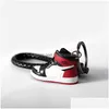 靴部品のアクセサリー高品質のバスケットボールシューズソフトプラスチックDIY 3 Dクリエイティブカップルのキーチェーン金型ドロップデリバリー