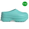 Модель дизайнерские тапочки Adifom Stan Smith Mule Shose Shoes Mens Sandals Silver Green Wonder Caupe Core Black Lucid Pink Lucid Lemon Lemon Flats Летние женские слайды