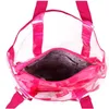 Sacs de soirée couleur bonbon Transparent paquet d'été PVC clair sac de plage gelée cristal épaule femmes sac à main goutte 230807