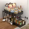 Организация для хранения продуктов наборы кухни под раковиной организатор 2 Уровень ящика Многоцелевой стойки