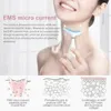 Massageador Facial Pescoço Face Lifting Massageador Pescoço Rugas Removedor de Queixo Duplo LED Pon Therapy EMS Skin Tighten Anti Wrinkle Neck Beauty Device 230808