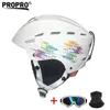 Hełmy narciarskie Hełm narciarski zimowa dorosła i dzieci snowboard hełm deskorolki narciarstwo na zewnątrz Sport Sport Sport Safty Helmets HKD230808