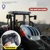 ElectricRC Car 24ghz Rc Tractor Trailer With Led Headlights Farm Toy Set 1 24 Remote Control Truck Mock Child Boy Gift 230808