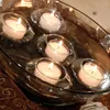 Candle Holders Creative Transparent Water Floating Glass Holder Handmade Heat-Resistant Romantic Candlelight