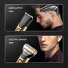 Elektriska rakare Kemei 3in1 Grooming Kit Electric Shaver for Men Beard Hair Trimmer Body Nose Ear Shaving Machine Face Razor Rechargeble 230808