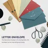 Gift Wrap 10 Pcs Colorful Decor Replacement Small Envelope Western Style Writing Papers Kraft Card Holder Bride