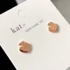 Ohrstecker ks York Rose Gold Ton Pfirsich Herz Ohrringe Valentinstag Geschenk Geburtstag 230807