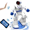 Electric/RC Animals RC Robot Smart Action Walk Singing Dance Action Figure Gesture Sensor Toys Gift for Children 230808