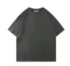 EssentialClothing Designer Mens TシャツティープリントESS半袖チェストレターエッセント特大のカジュアルTシャツコットンエッセンティエルメン8731