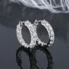 Hoop Huggie IOGOU Hoops 100% 925 Sterling Silver Real 3mm Stud Earrings For Women Sparkling Jewelry Gifts with GRA Certificate 230808