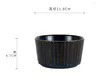 Bols Relief Stripe Riz Bol Céramique Ménage Simplicité Conteneur Soild Simple Creative Eco Friendly Style Pratique
