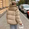 Jaquetas femininas Jaqueta de lã de inverno Mulheres Faux Shearling Outerwear Casacos Feminino Camurça Casaco de Pele Homens Quente Espessado Cordeiro Puffer-NF T230808