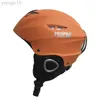 Ski Helmets New Ski Helmet Integrally-molded Skiing Helmet For Adult Kids Snow Helmet Safety Skateboard Ski Snowboard Helmet Cycling Helmets HKD230808