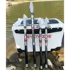 Boot Angelruten 1,8-3,6 m Carbon Faser Spinning Angelrute 5,2 1 Angelrolle Combo Teleskop Angelrute Spinning rolle Kit Pesca 230807