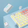 Pudding RGB Translucent Wired Mechanical Keyboard Green Shaft Compact And Convenient Injection Moulded Keycaps Gaming Mechanical HKD230808