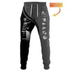 Men's Pants Piano & Drummer Vilolin Personalized Name 3D All Over Printed Jogger Autumn Fashion Unisex Casual Sweatpants MP06