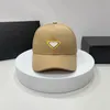 Mens designer caps re nylon casquette fitted hats for women party triangle snapbacks beige white with letter decor simple style baseball hat canvas nice PJ033 E23