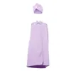 Nachtkleding voor dames Vrouwen kunnen een badhanddoek dragen met microfiber borstboog Lange pluizige badjaskap