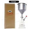 A03 Manual Cream Honey Filling Machine Cosmetic Liquid Shampoo Oil Paste Potatoes sauce Bottle Filler 5-50ml 10-100ml