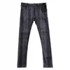 Men's Pants Men Milk Silk Casual Upgraded Version Pencil Trousers Slim Plus Size Bottoms Imitate Snakeskin Grain High-Elastic Leggings