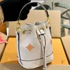 Nano Woman Bucket Bags Mini Designer-Handtaschen mit Buchstaben-Blumenmuster Umhängetaschen 16 cm Geldbörsen Luxus-Umhängetasche 9 Arten Exquisit