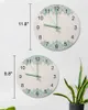 Horloges murales bohème rétro ethnique vert pointeur lumineux horloge maison ornements rond silencieux salon chambre bureau décor