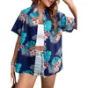 Women's Blouses For Women Printed Short-Sleeved T-Shirt Fashion Casual Short Sleeve Button Down Shirts Tops Fine Elegant
