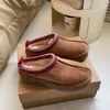 Women Classic Ultra Mini Platform Boots Booties Australia Tazz zamszowe platformy Shearling Platformy Kappy Kobiety zimowe ciepłe wełniane buty na zewnątrz projektant mody Snow Bot