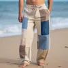 Men's Pants Foursasonase3d Mashpants Pocket Piecha miękka elastyczna projekt sznurka swobodny i wygodne ubrania uliczne