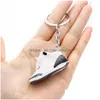 Shoe Parts Accessories 17 Styles Sneaker Shoes Keychains Men Women Creative 3D Mini Soft Pvc Basketball Gym Key Chain Bag Car Keyrings Pe