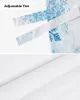Rideau noël hiver bleu flocons de neige fenêtre salon armoires de cuisine attache cantonnière passe-tringle