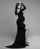 Maternity Dresses New Off Shoulder Long Sleeve Maternity Dresses Fitted Sheath Pregnancy Dress Photo Shoot Vestidos De Fiesta De Noche hkd230810