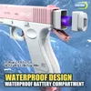 Gun Toys Water Gun Electric Glock Pistol Shooting Toy Full Automatic Summer Water Beach Toy For Children Barn BOGS GIRLS GIRLS VOLJER 230807