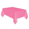 Table Cloth Disposable Plastic Wipe Clean Tablecover Supplies Kids Happy Birthday Party Tablecloth Rectangular Tableware