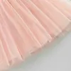 Vestidos de menina Ma baby Dress pesta bayi perempuan gaun kain Tule cetakan bunga musim panas untuk anak cewek