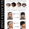 Synthetic Wigs Short Pixie Cut Wig Human Hair For Black Women Machine Made With Bangs Glueless 230807