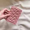 Luxurys MIU Mini Wallet Designer Brand Brand Card Bag 2023最新の女性ファッションテクスチャー財布多機能ポータブルすべての財布工場直接販売