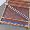 Dried Flowers LMDZ DIY Wooden Loom Knitting Machine Weaving Frame Knitted Toys Wool Handcraft Household Tools 230807