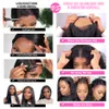 Human Chignons Wear And Go Glueless Hair Wig Preplucked Body Wave brésilien HD Transparent Lace Wigs pour les femmes Prêt à 230807