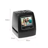 Scanners Portable Negative Film Scanner 35135mm Dia Converter Po Digital Image Viewer met 24" LCD Ingebouwde bewerkingssoftware 230808
