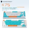 K75 Mechanical Keyboard Thunderobot 75 Клавиши RGB Hot Swappable Red Switch 2,4G Беспроводная клавиатура Bluetooth для ПК Ноутбука/Mac HKD230808