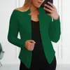 Damespakken Blazers Vrouwen Casual dunne blazers Vrouwelijke lange mouw Open steek Wit OL Damesjassen en mantels Femme Plus maat 5XL Kleding 230808