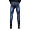 Jeans Tiger Head embroidery personalized blue stretch denim pants trend Designer Jeans Mens Denim Pants Fashion Trouser Top Sell