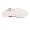 Chic Chanmeb Transparent Leshion 760 piattaforma piatta sandali Fiore rosa all'interno della suola chiara sandalo in PVC Sandalo Donne Schema party 230807 149