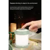 Night Lights Foldable Retractable LED Light Lantern Lamp Touch-control Adjustable Reading USB Charging Drop